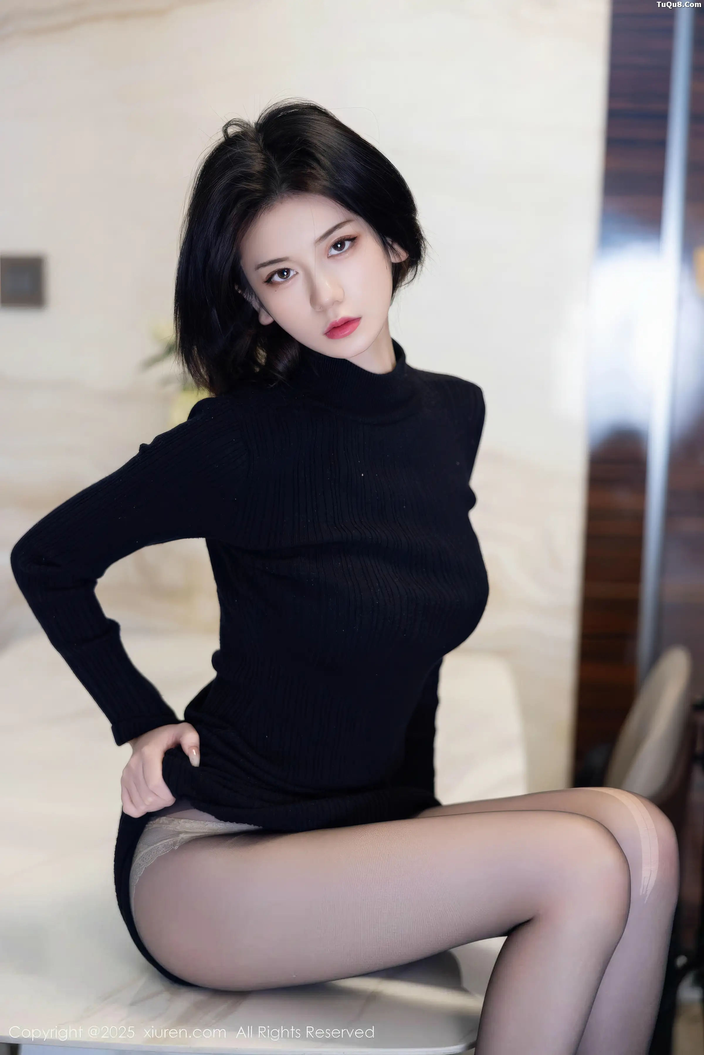 Xgyw.Org_[XiuRen秀人网]No.11036_新人模特赵语嫣Baby黑色连衣裙配超薄黑丝秀曼妙身材诱惑写真97P