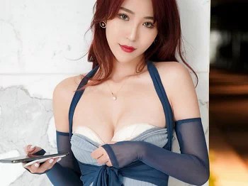 XiuRen第3535期_嫩模周慕汐baby私房半脱露开档黑丝裤袜秀翘臀撩人诱惑写真59P
