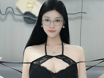 XiuRen第9639期_模特雅茹老师性感黑色西服露黑色情趣内衣秀柔美身姿诱惑写真81P
