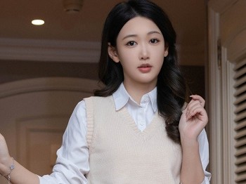XiuRen第9866_模特唐安琪性感JK制服露蓝色内衣配超薄黑丝秀曼妙身姿诱惑写真83P