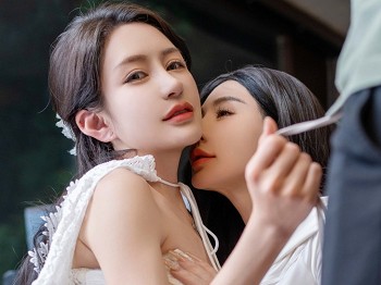[XINGYAN星颜社]VOL.316_模特潘思沁模特合集私房性感姐妹花白色礼裙秀丰满身材诱惑写真81P