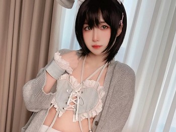 Coser美女布丁大法牛仔硬糖兔主题性感兔女郎情趣牛仔服饰配白丝袜秀惹火身材诱惑写真98P