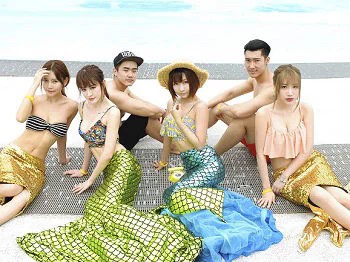 [TGOD推女神]2016.07.07_冒险岛水世界陆薇等四大女神阳光靓丽性感PK写真50P