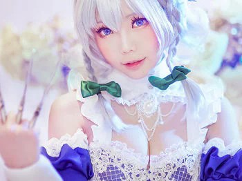[Cosplay精选]ElyE子+東方Project+十六夜咲夜寶石咲夜写真41P