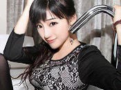 东方美色丽人刘凡菲性感黑色丝袜写真10P
